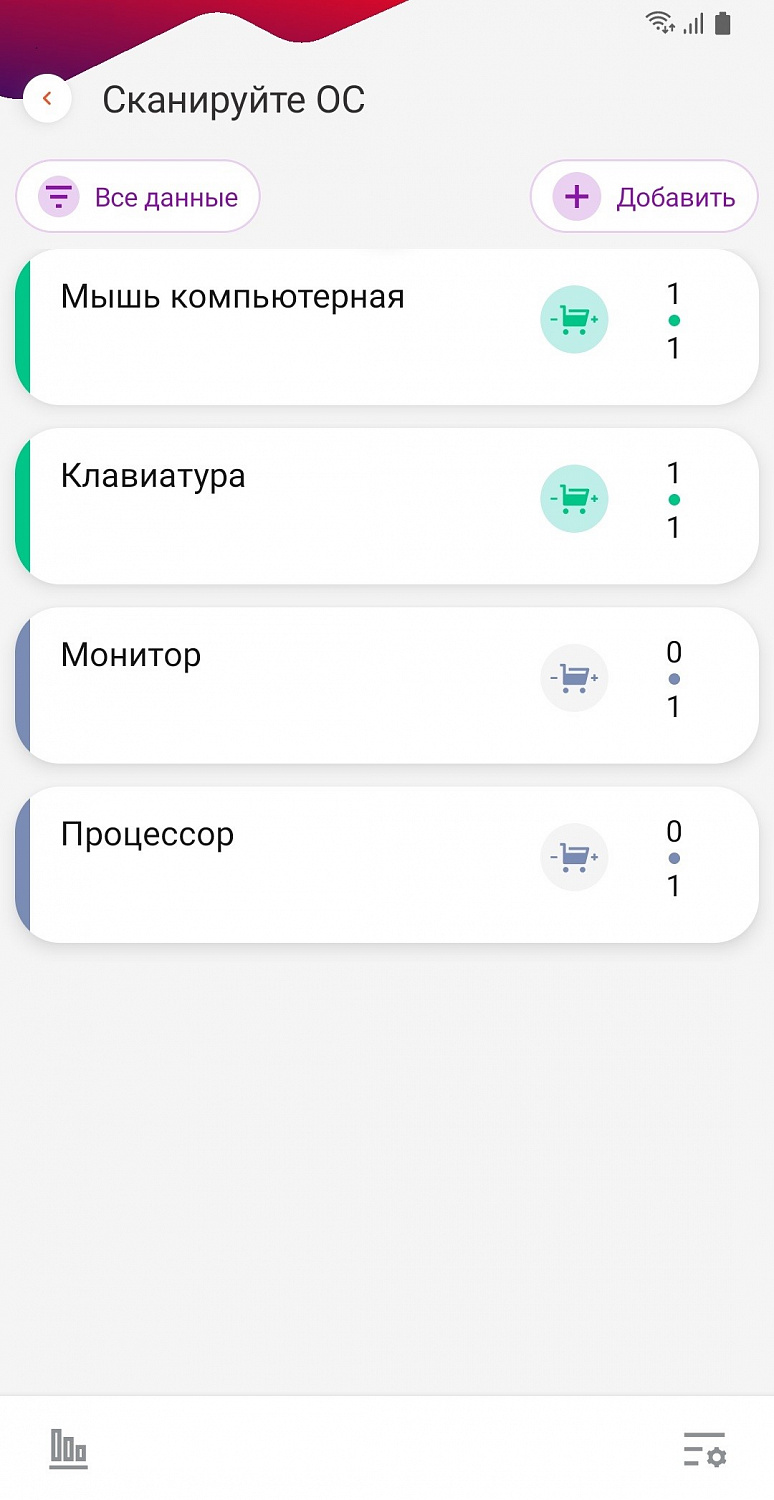 DM.Основные средства: Invent